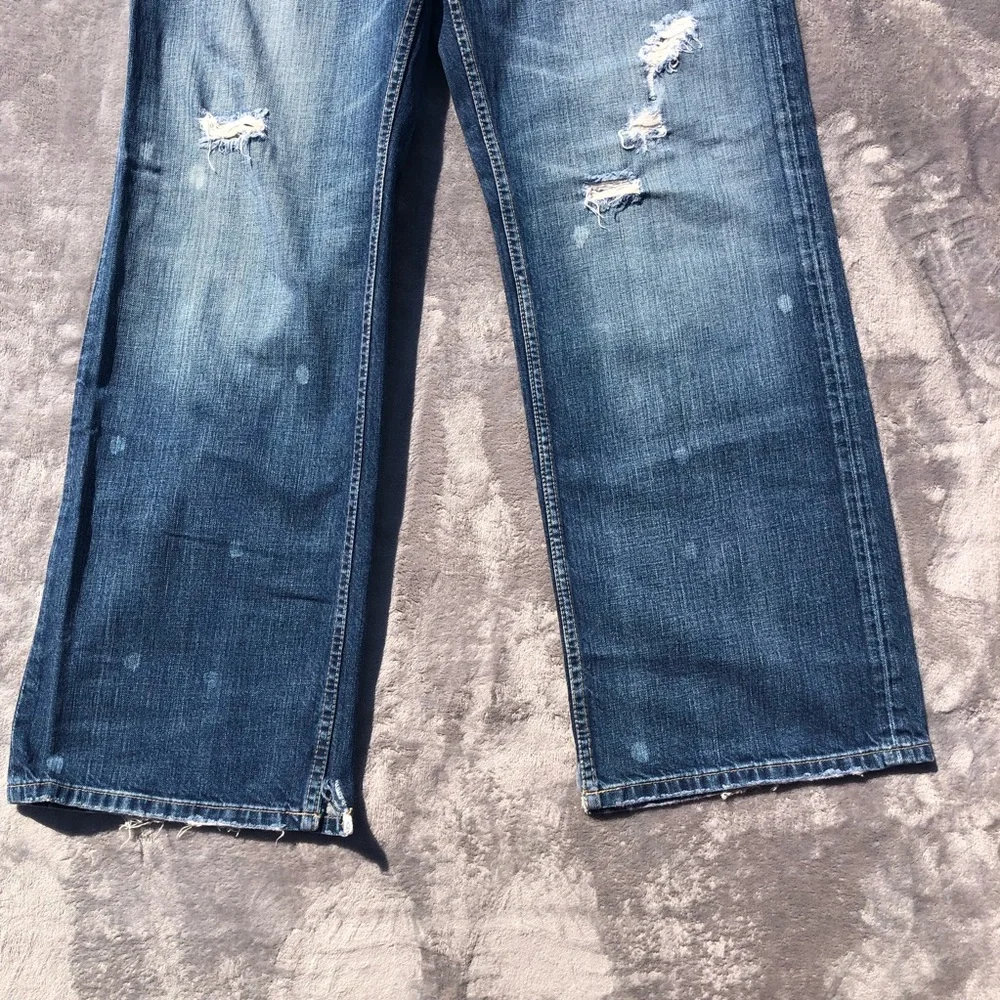 BKE Jeans Buckle Mens 34 Regular Marshall 67 Straight Leg Distressed Denim